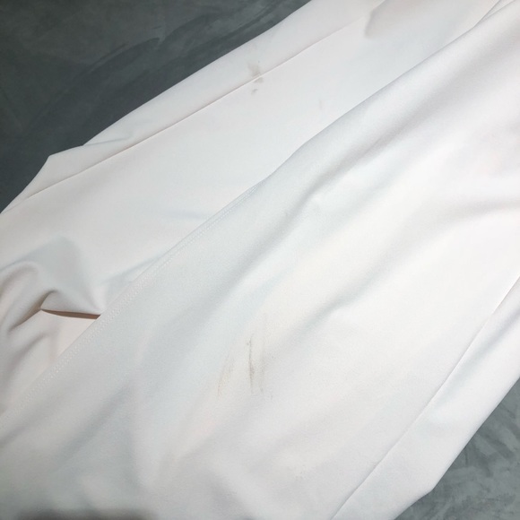 ABS Allen Schwartz Pink & Ivory Colorblick Gown - Picture 7 of 8